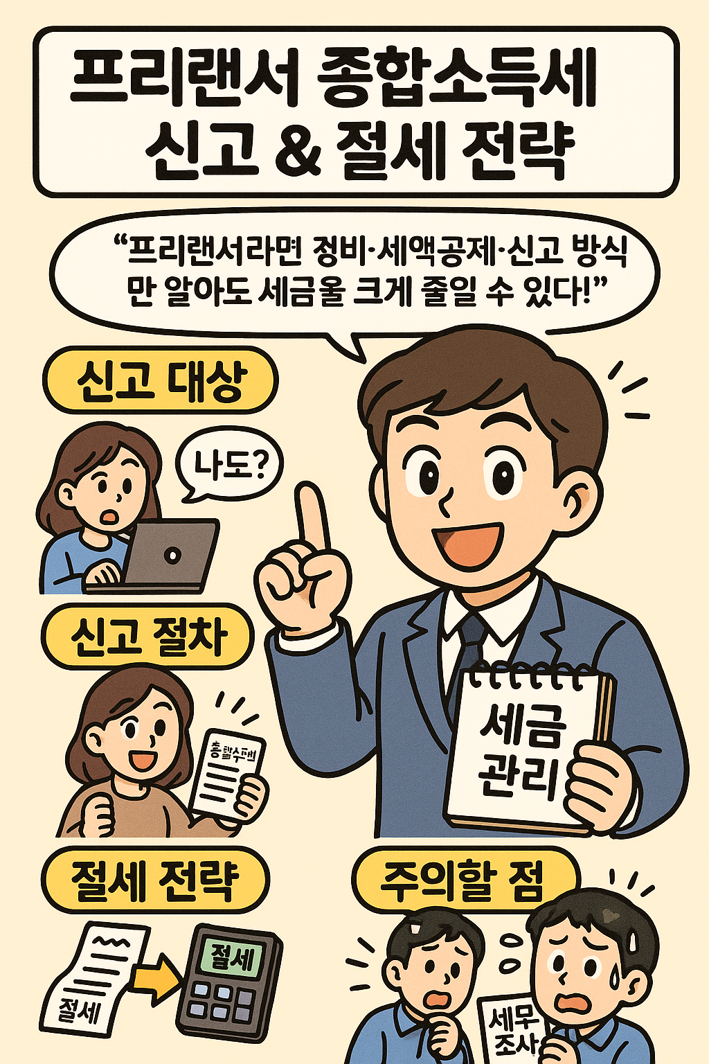 프리랜서 종합소득세 신고 절세 꿀팁
