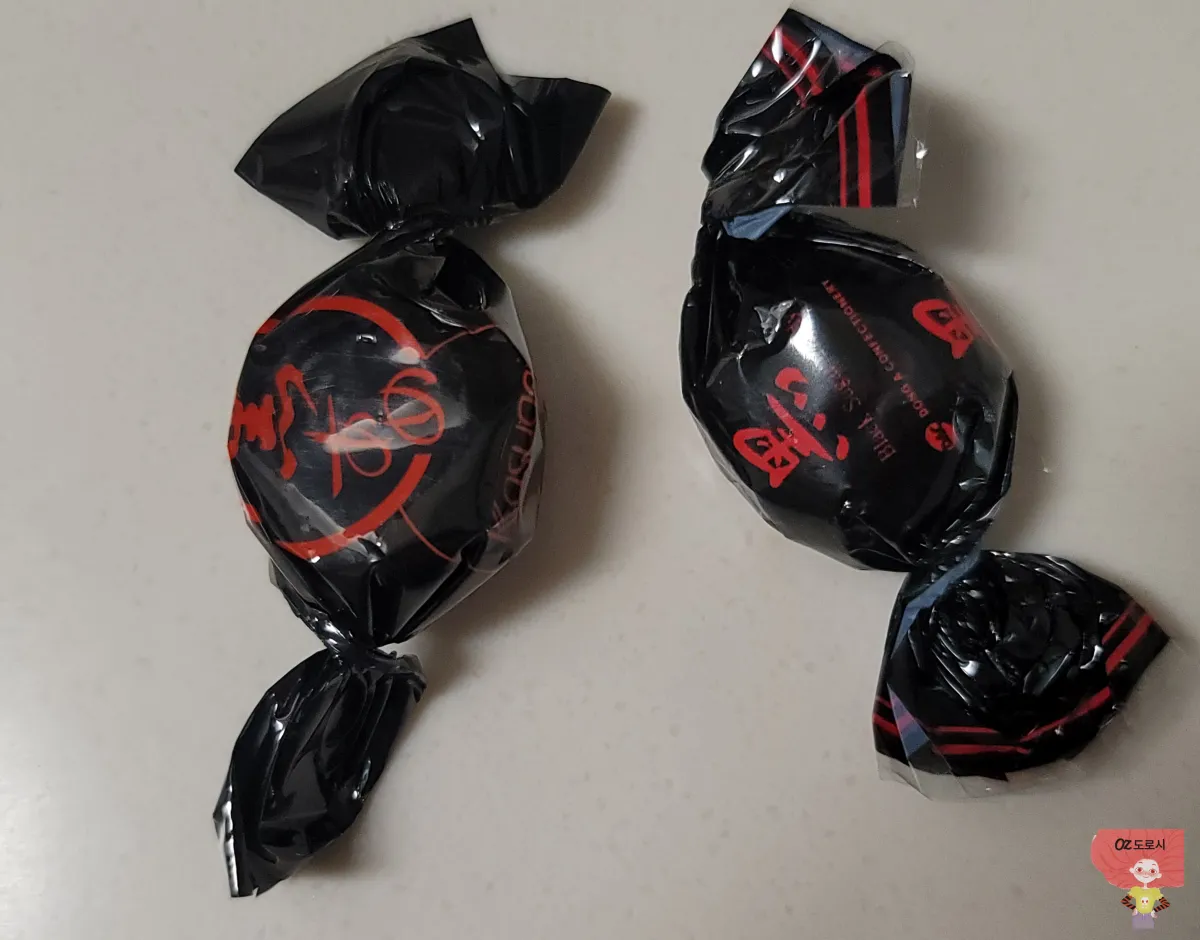 일본-흑설탕-사탕-대-다이소-흑사탕