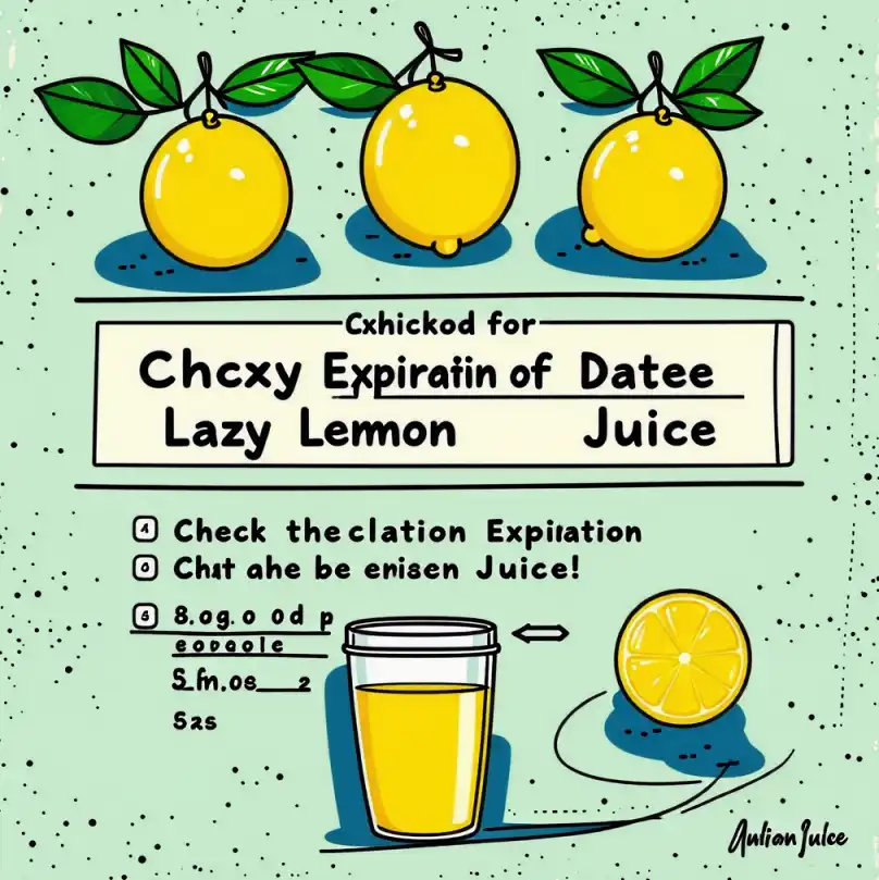 레이지 레몬주스, 유통기한 확인하는 방법