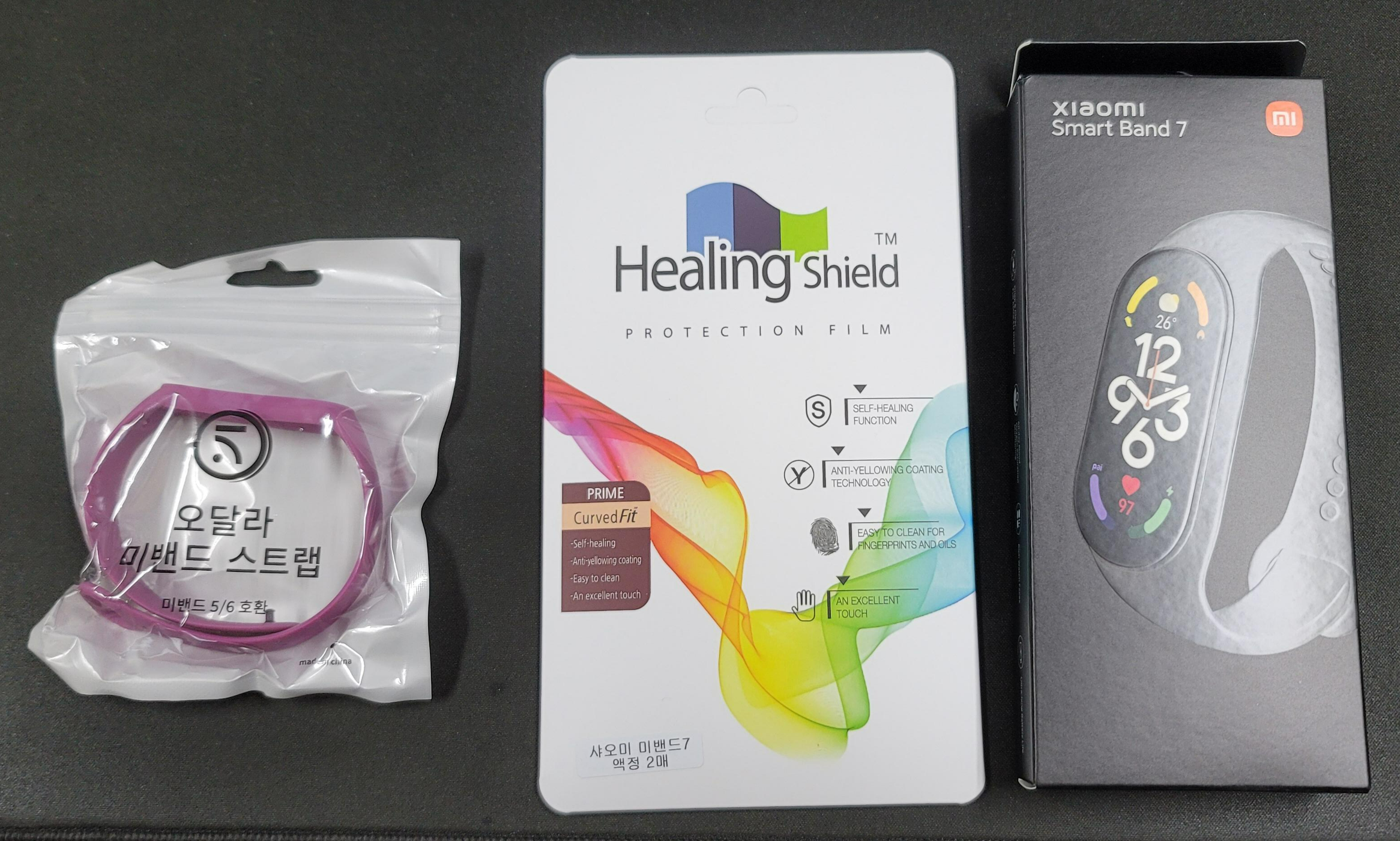 배송 전체 구성품 오달리 미밴드 스트랩(5,6용)힐링쉴드, 본품