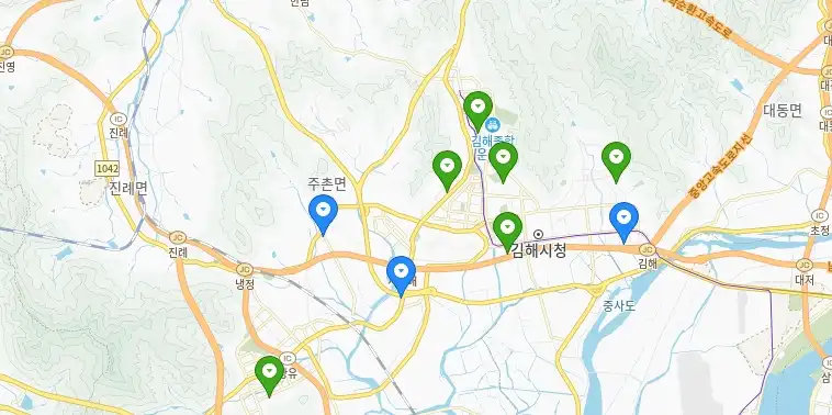 경남 김해시 현대자동차 서비스센터 정비공장 사업소 리스트