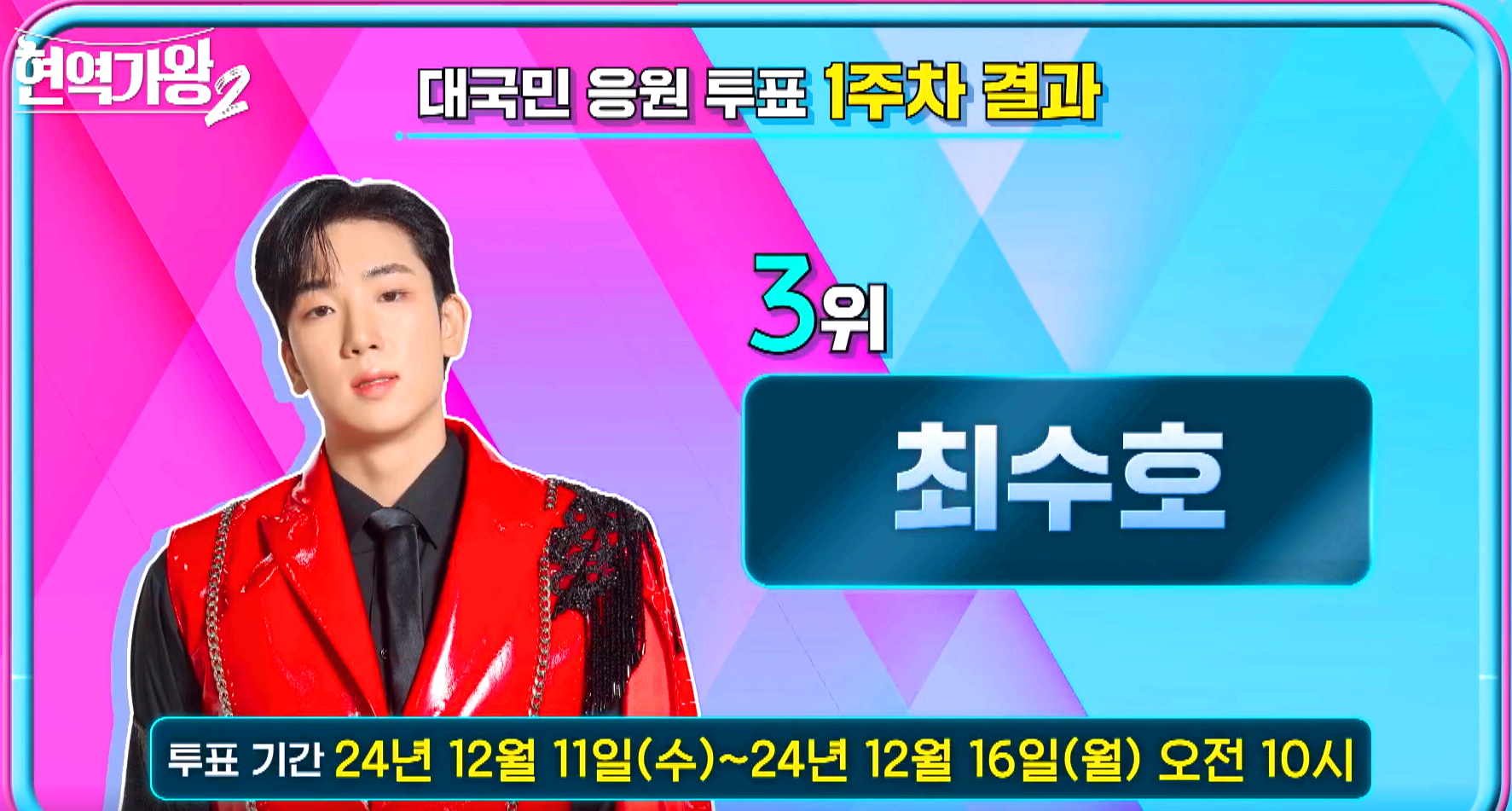 현역가왕 2 대국민 응원 투표