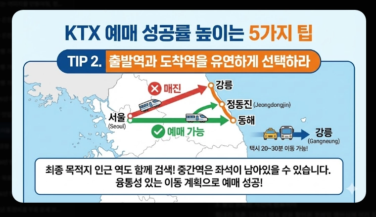 KTX이음 활용법 동해안 기차 여행 꿀팁