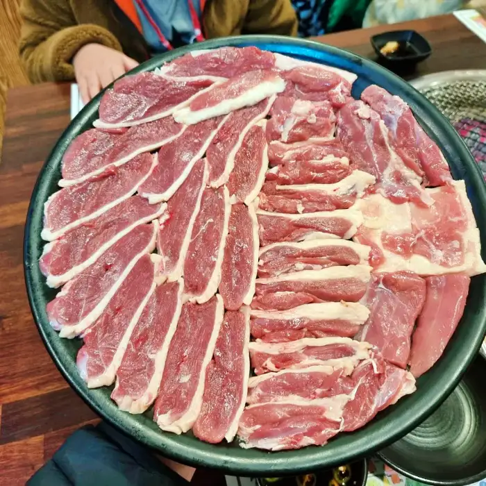 토요일은 밥이좋아 토밥좋아 강원 평창 생 오리 숯불 구이 백반 정식 맛집