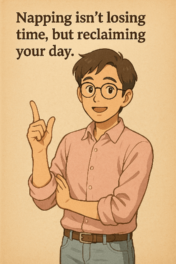 결론 - 낮잠은 시간을 잃는 게 아니라, 하루를 되찾는 방법이다