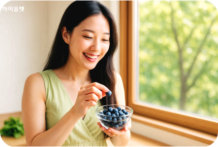 블루베리의 달콤한 선물