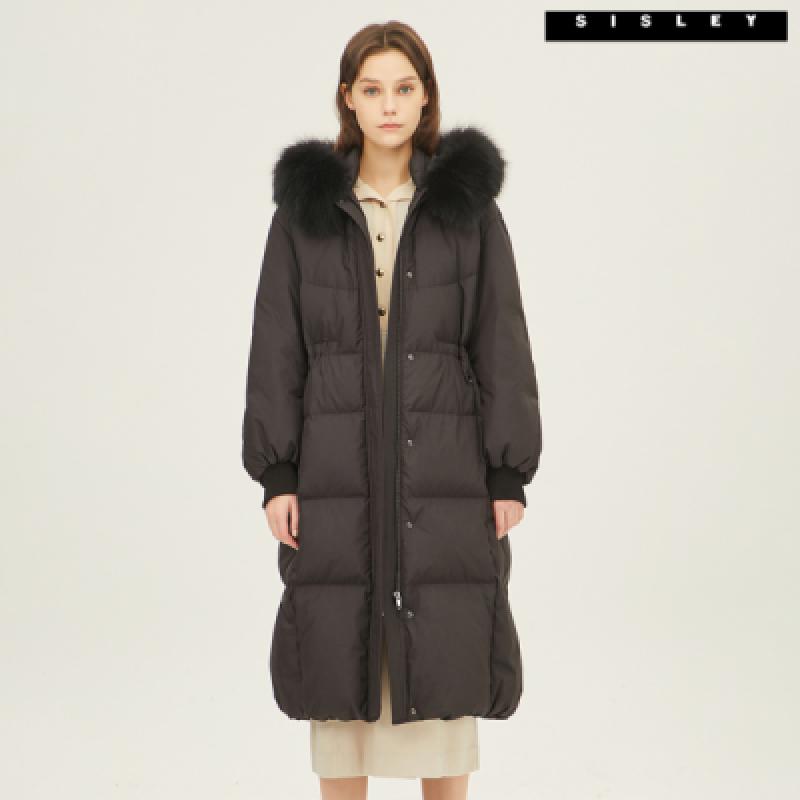 시슬리 볼륨소매 구스 롱 패딩 SAPDD1361