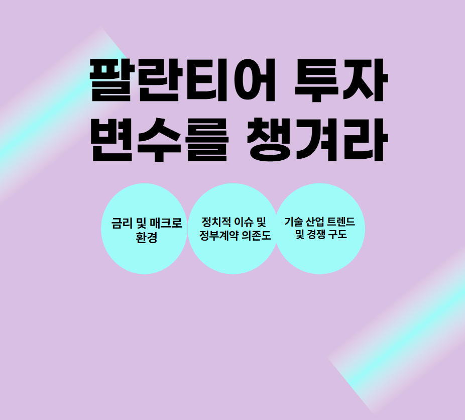 팔란티어투자변수