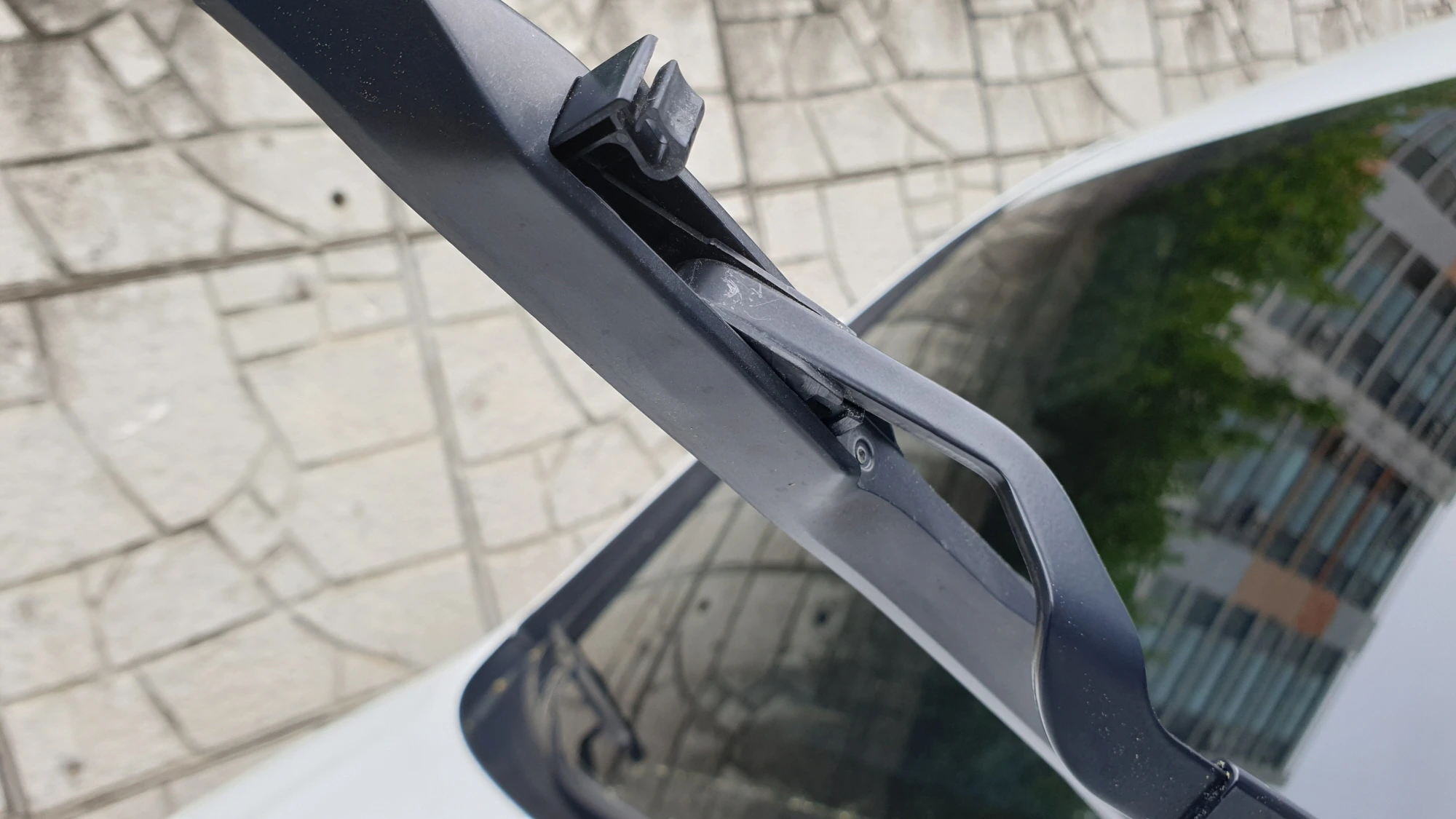 와이퍼 교환 모습