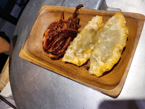 택이네-오징어튀김-만두