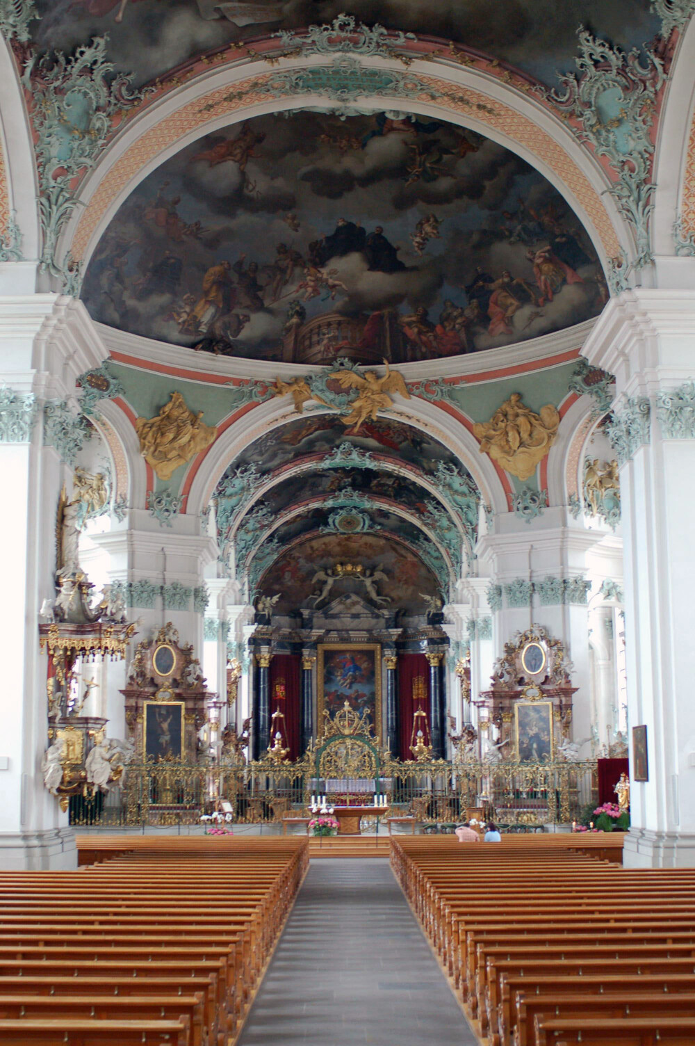 유네스코 UNESCO 스위스 세인트갈수도원 스크립토리움 바로크예술 세계문화유산 중세건축 문화유산