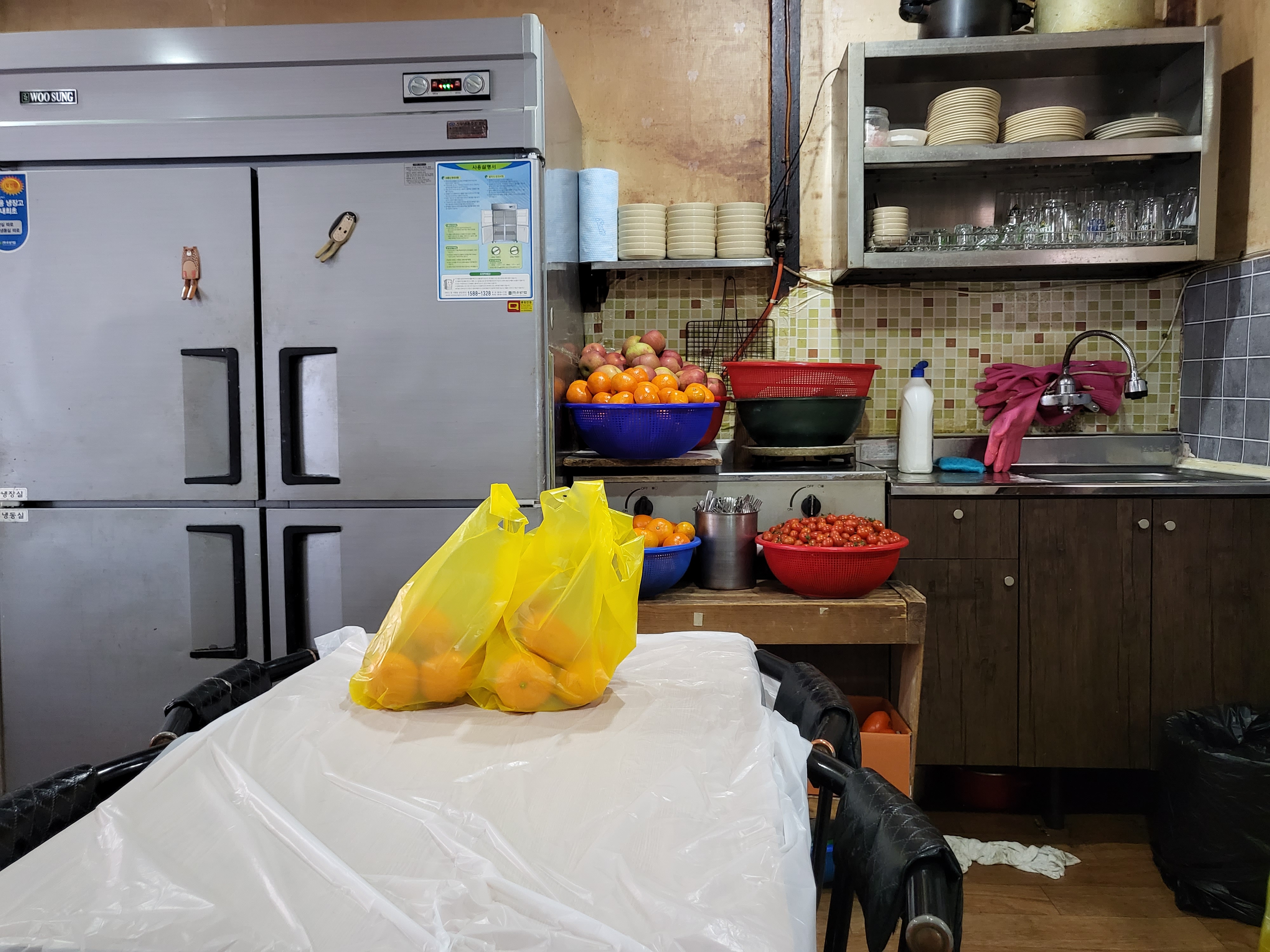 청주 과일주는 치킨집 - 준비과일