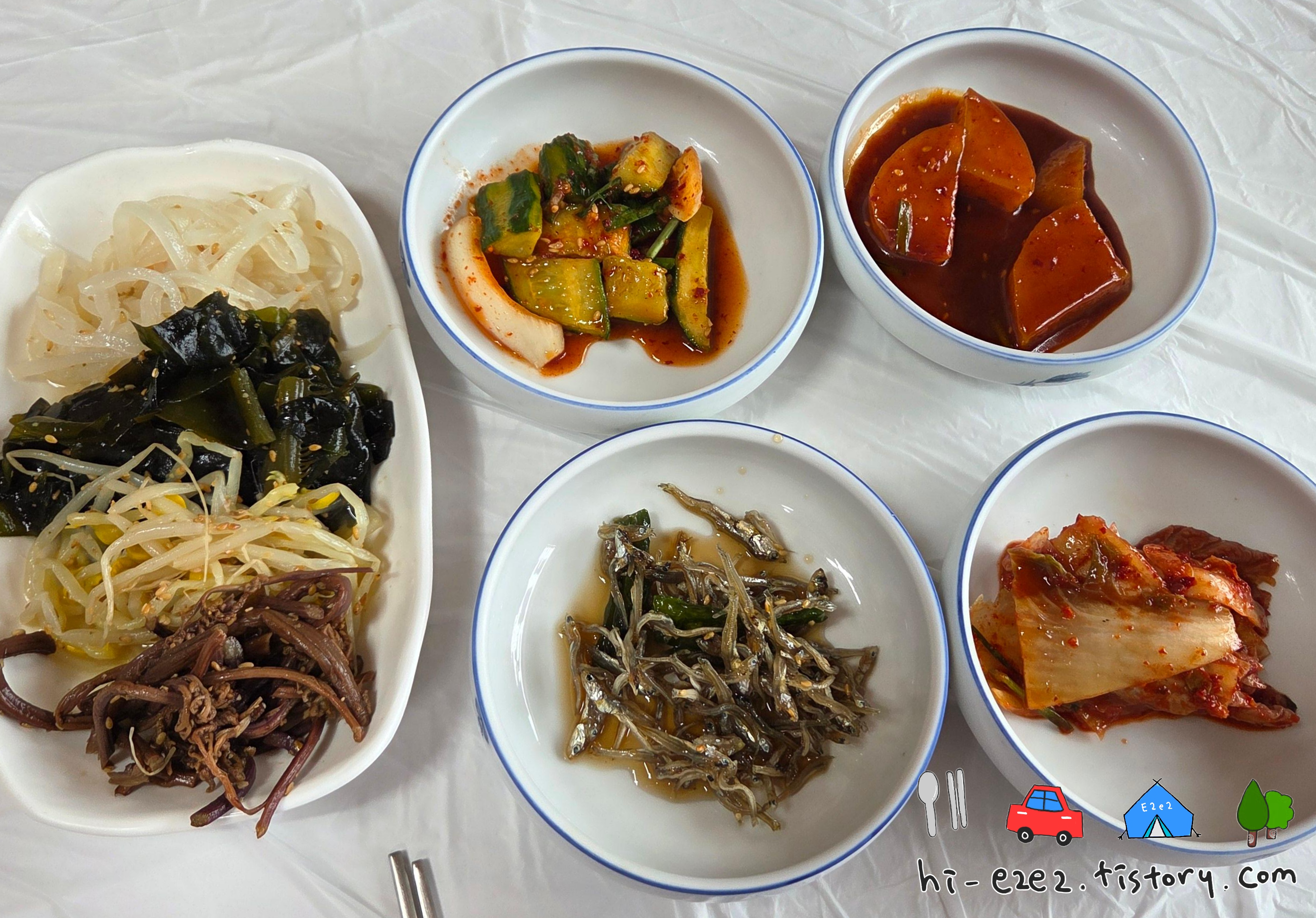 거제 여행 맛집 대교 아구찜 밑반찬