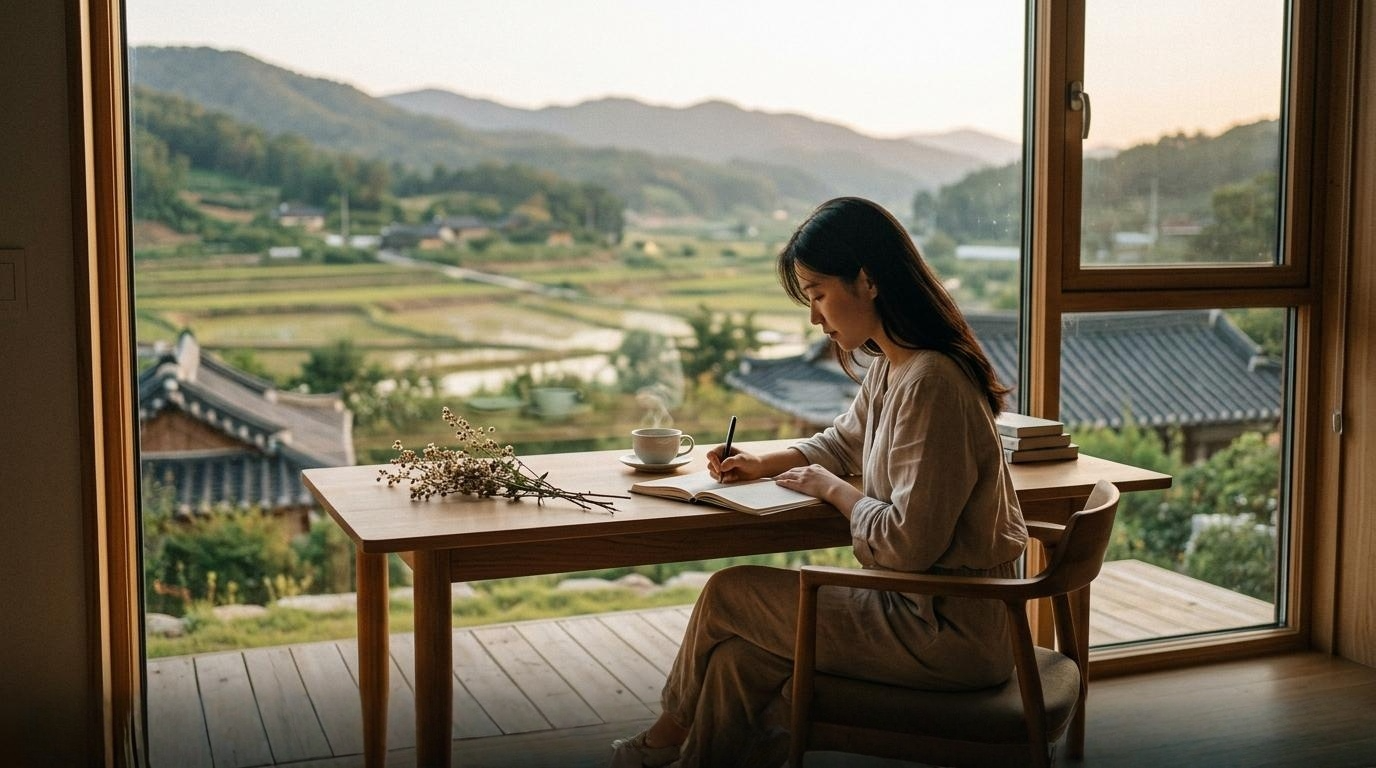 조용한 시간과 회복감