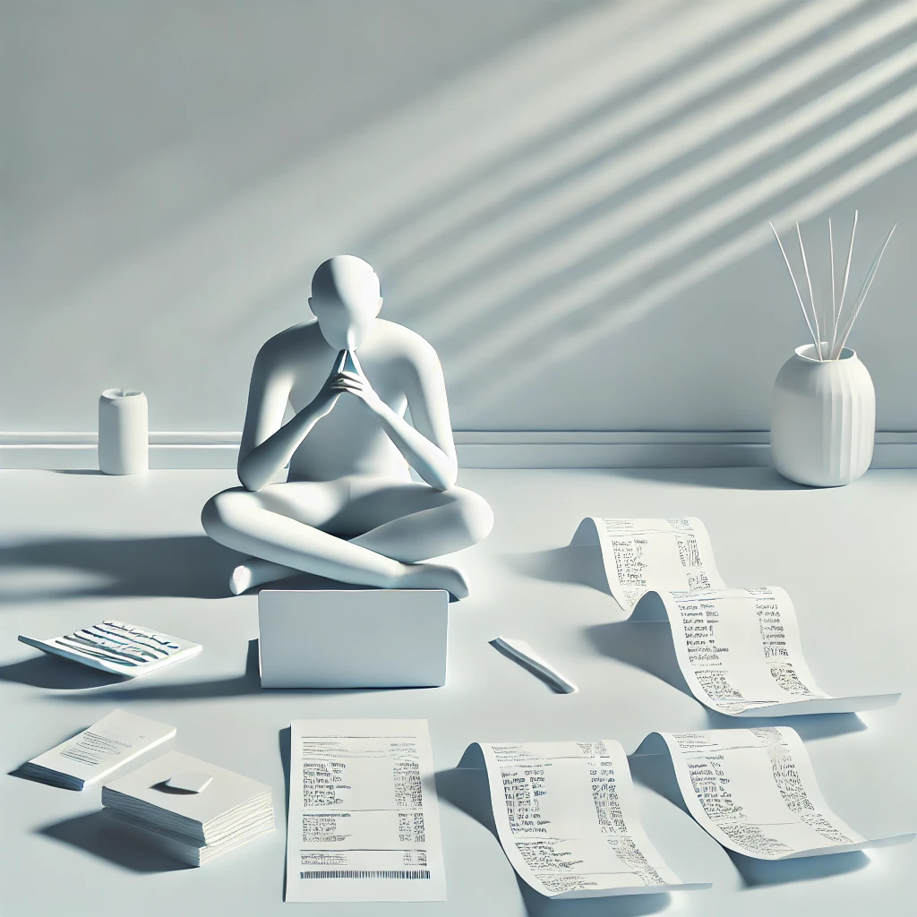 Image of a person sitting cross-legged on the floor