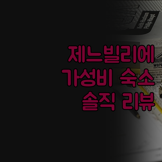 제느빌리에 호텔, 아쉬움 반전! 파리..