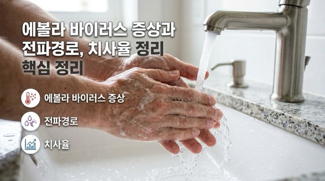 에볼라 바이러스 증상과 전파경로, 치사율 정리 핵심 정리