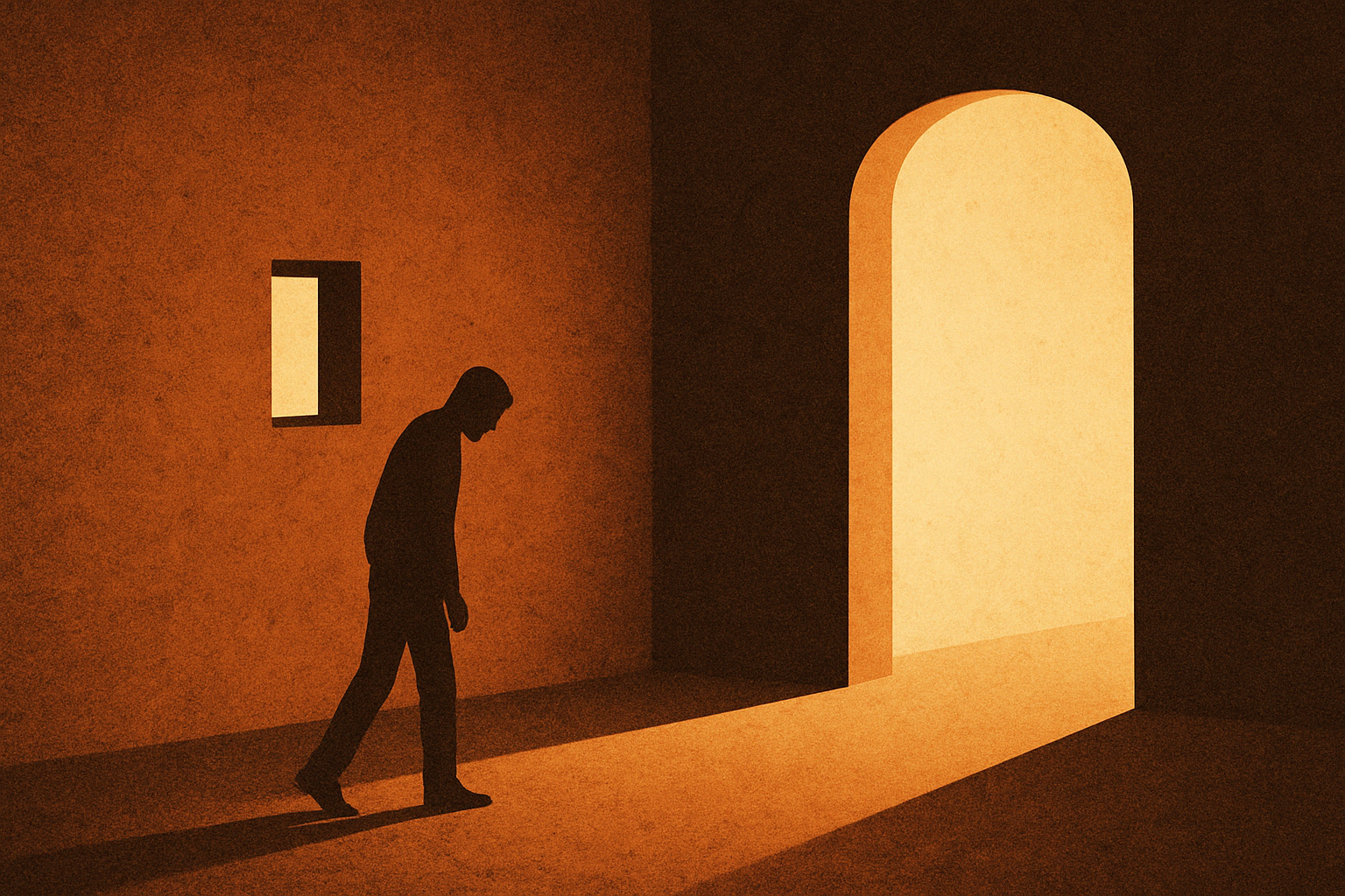 큰 목표로 걸어가는 사진