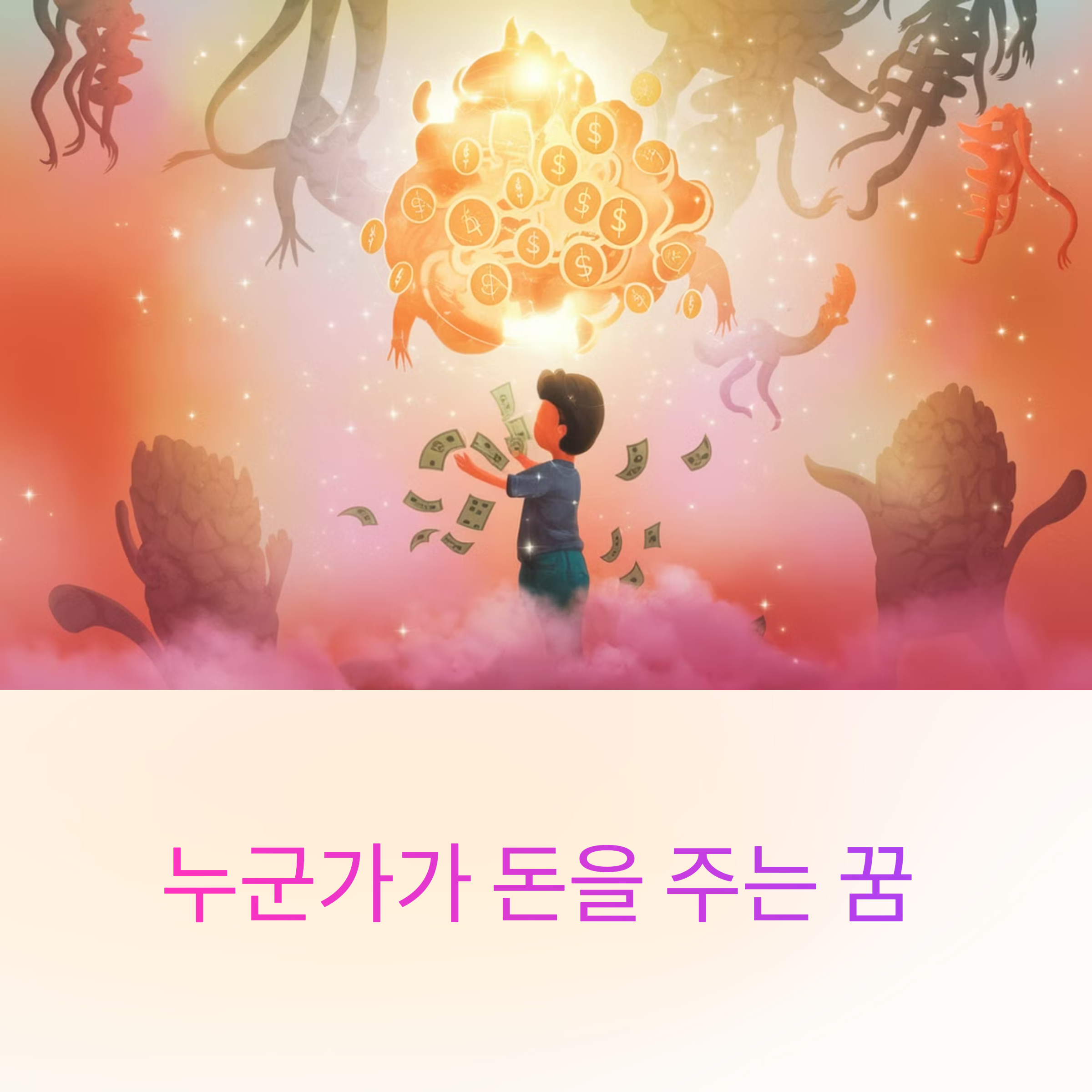 누군가가 돈을 주는 꿈