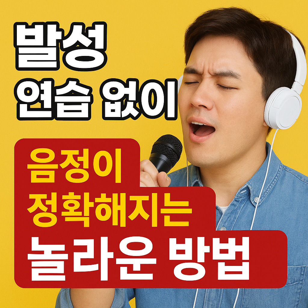 발성 연습 없이도 음정이 정확해지는 놀라운 방법 관련 사진