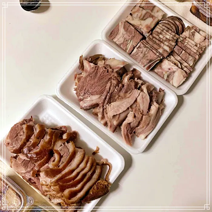 울산 신정시장 맛집 돼지꼬리, 머리고기, 편육, 수육