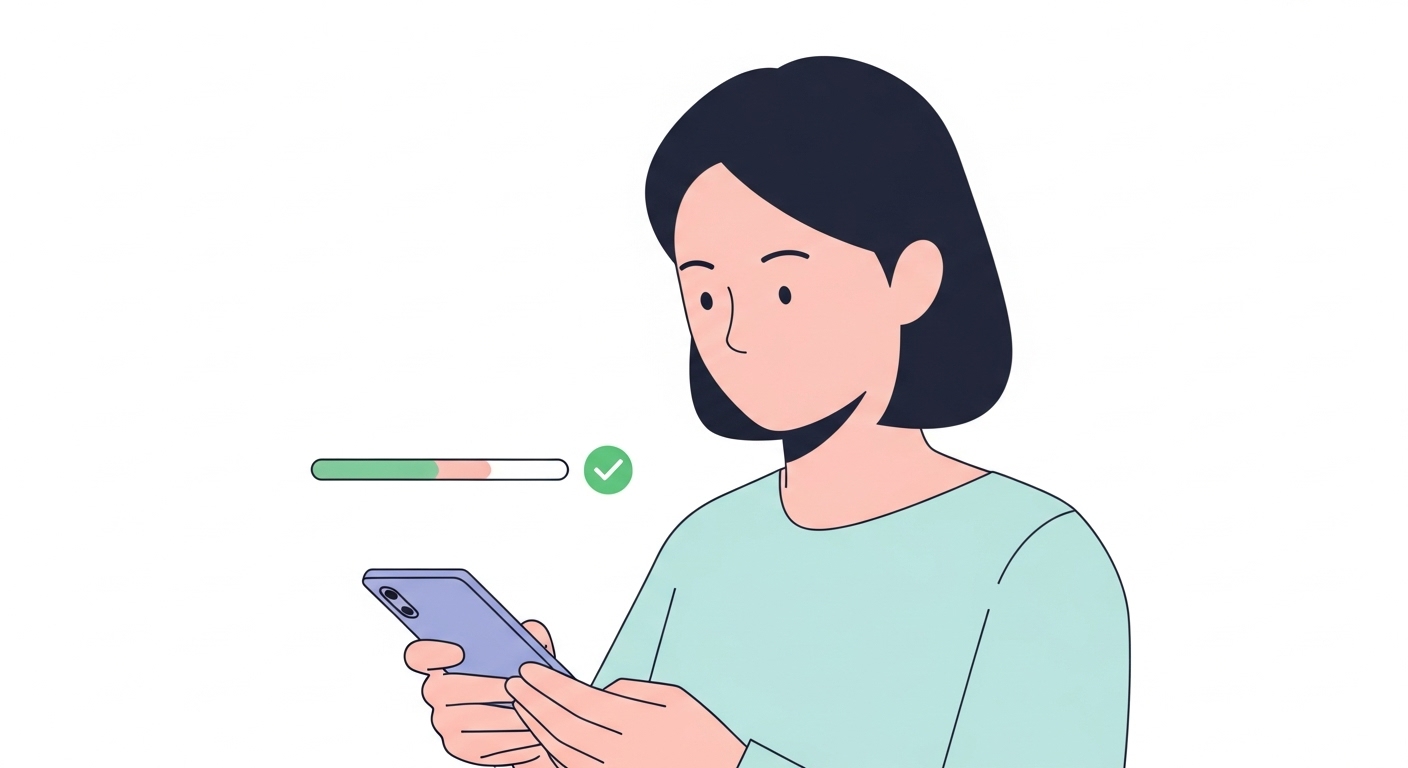 지급 결과를 확인하는 모습을 담은 이미지 1