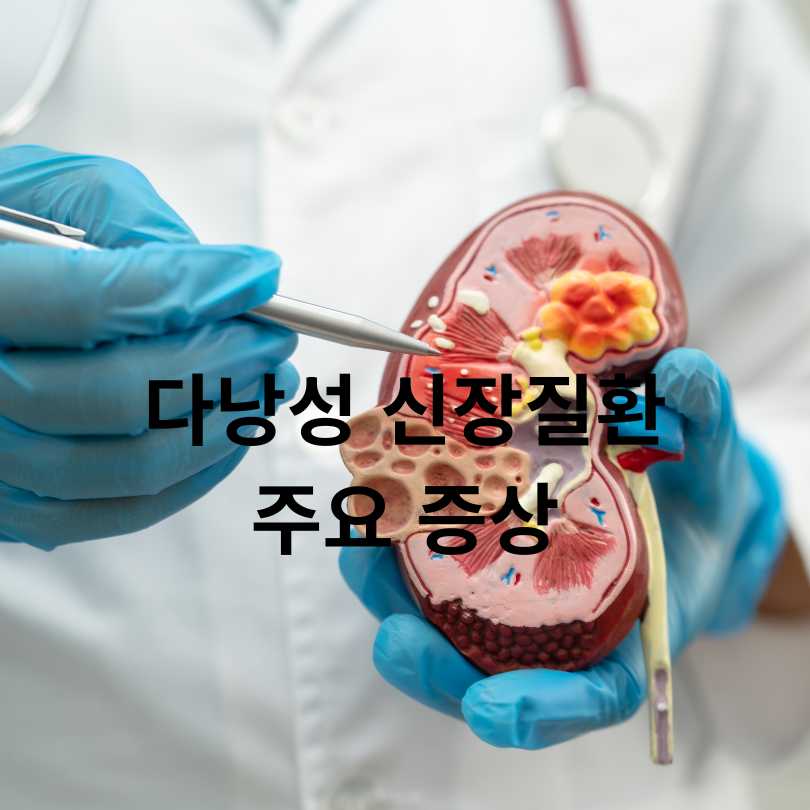 다낭성 신장질환 증상과 다낭성 신장질환 좋은 음식