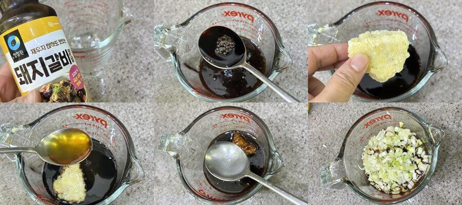 등갈비 소스 사진