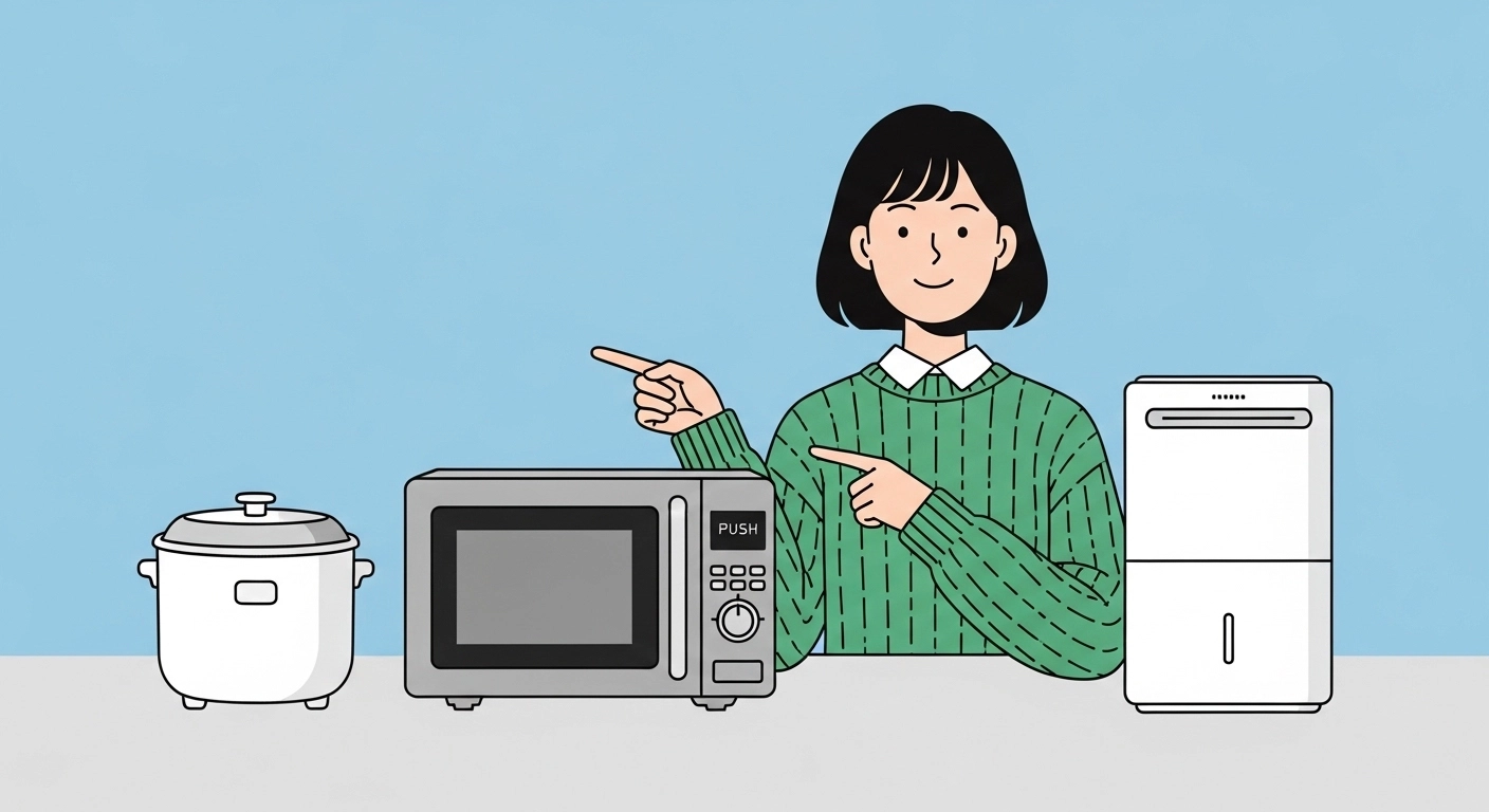 없으면 후회하고 있으면 삶이 바뀌는 1인 가구 필수 생존 가전 TOP 5