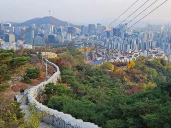 인왕산 등산코스 둘레길 숲속쉼터 기차바위 지도_5