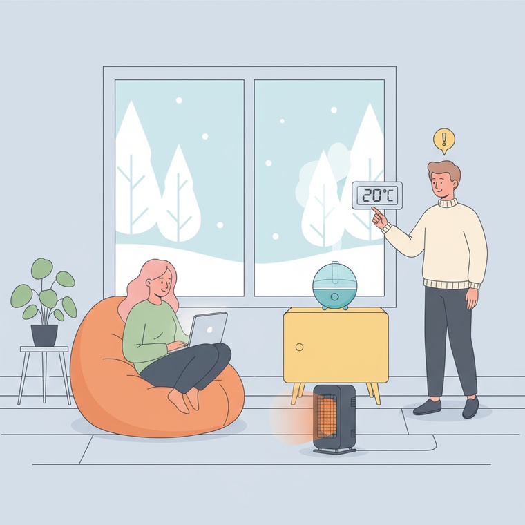 겨울철 실내적정습도