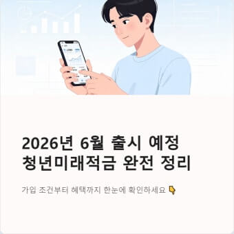 청년미래적금 출시일