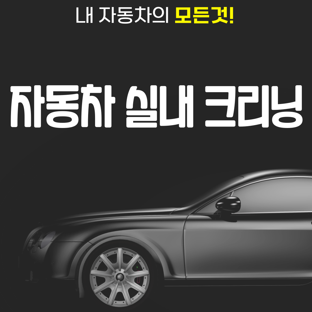 자동차 실내 크리닝