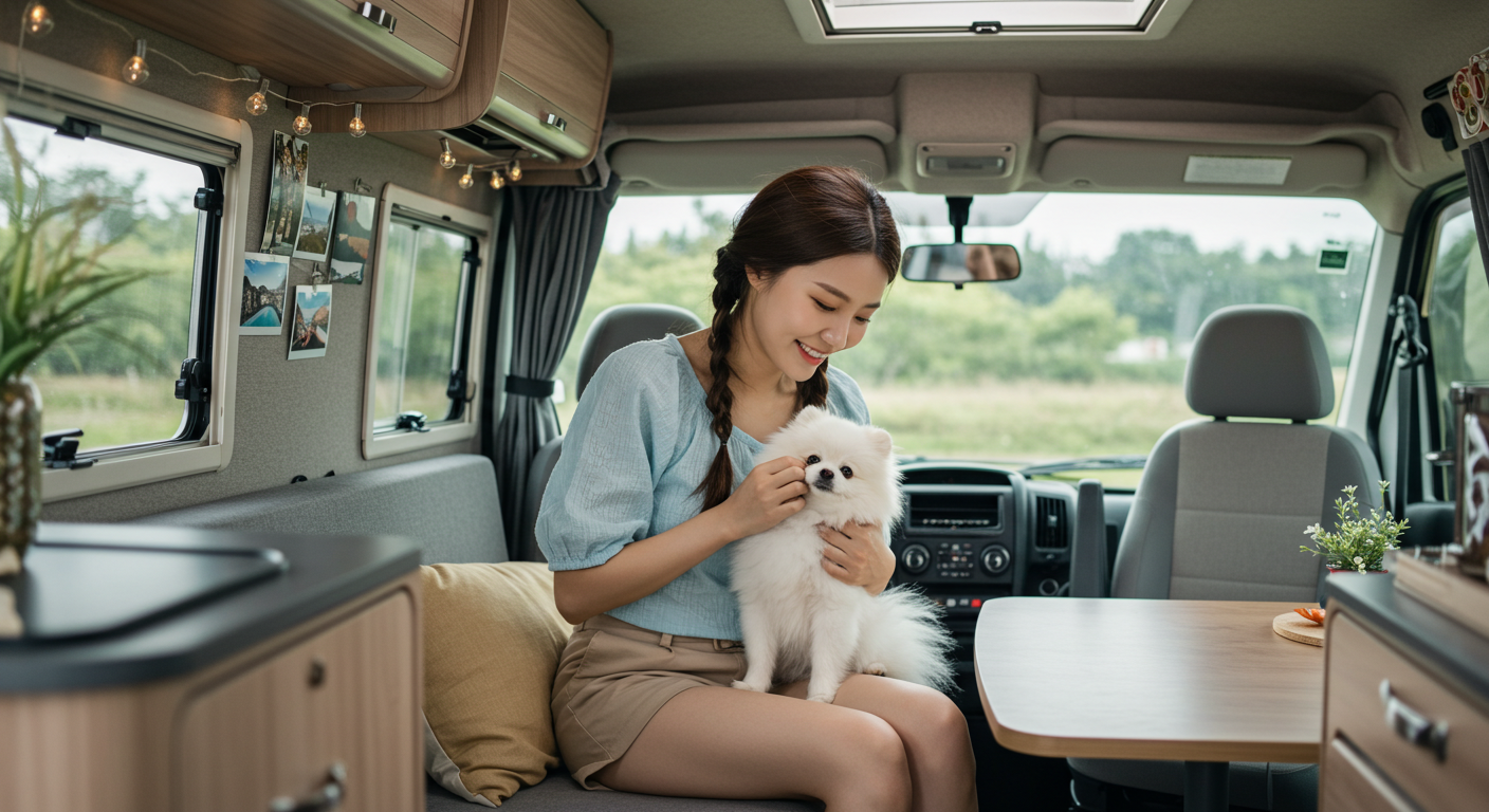 강아지 동반 캠핑카 여행