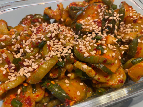 오이지무침 완성샷