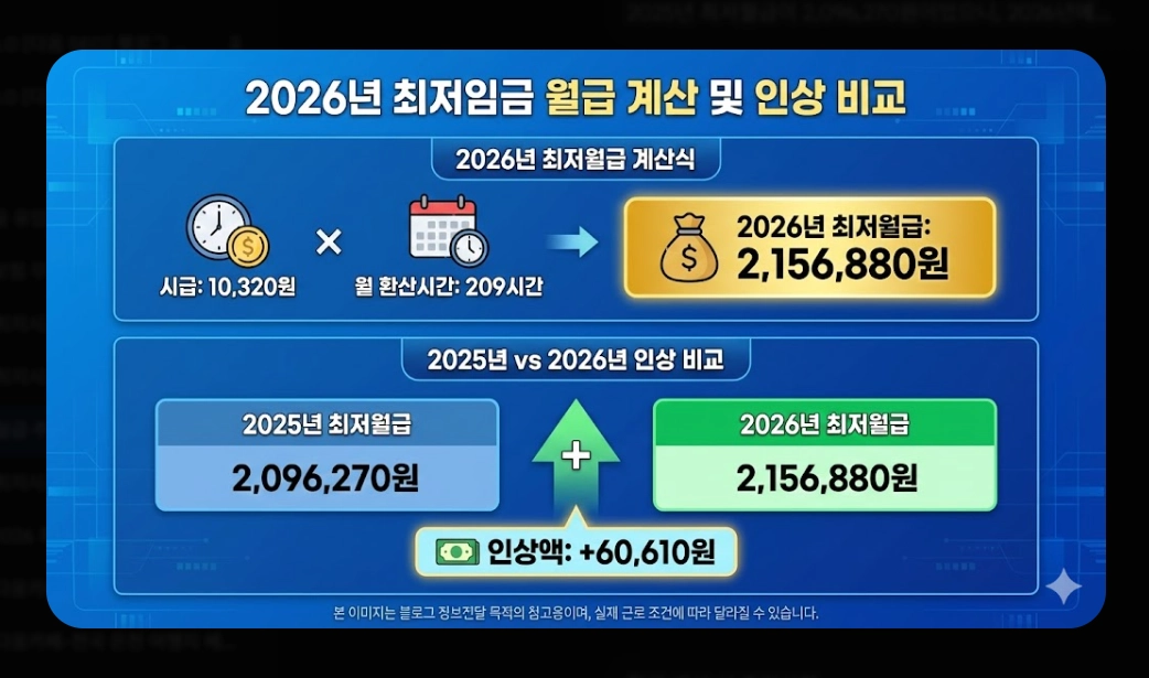 2026년 일급&middot;주급&middot;월급 실수령액 계산 완전정복