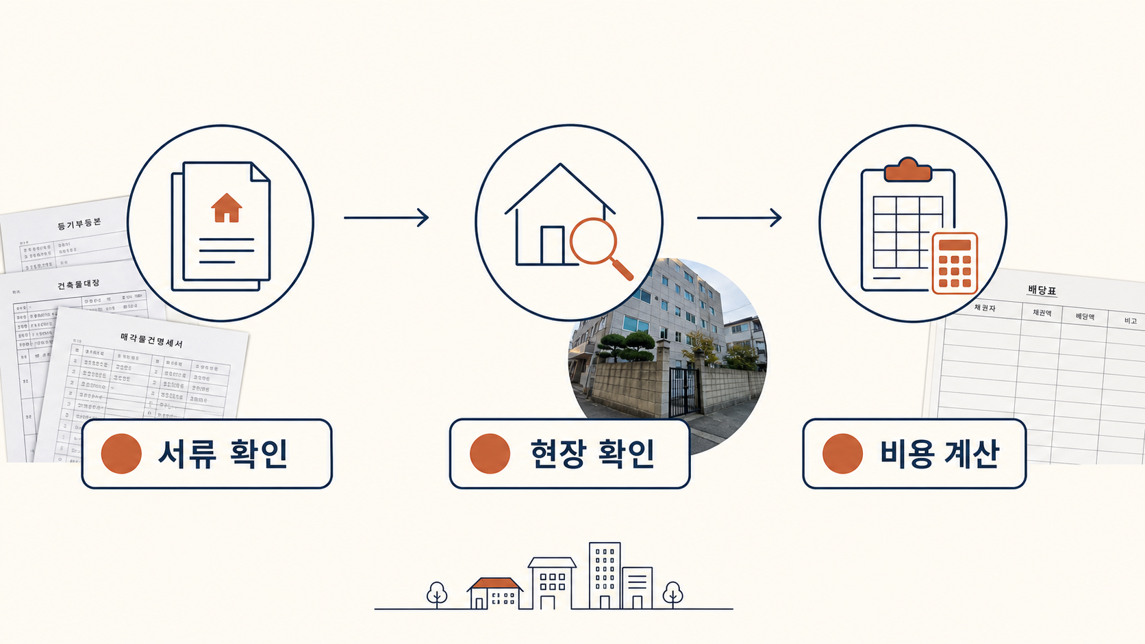 제출 서류부터 배당표까지의 경매 검토 순서