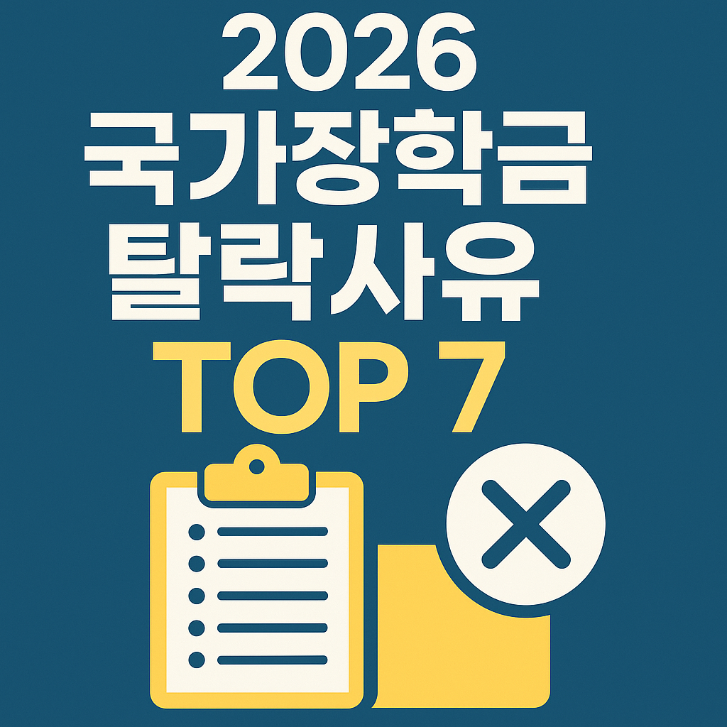 국가장학금 탈락사유 top7 신청기간 가구원 정보 재신청 성적 제출서류 휴학 자퇴