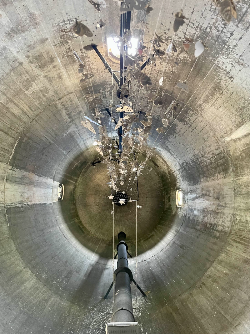 화본역 급수탑 실내 장식물