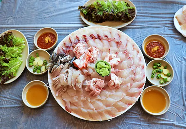 신안 임자도 민어회 민어전 매운탕 민어초무침 민어요리 맛집