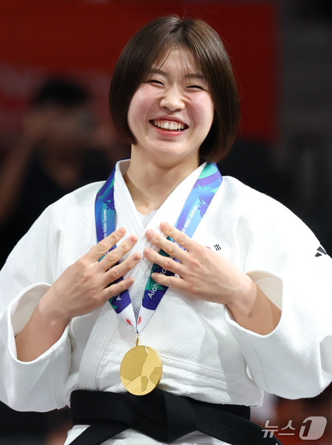 허미미 파리올림픽 아시안게임 유도 메달 관련 사진 2