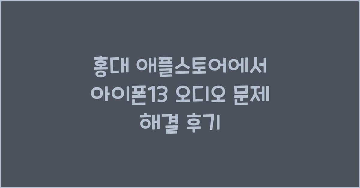 홍대 애플스토어