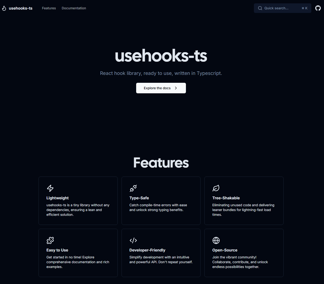 usehook-ts 라이브러리