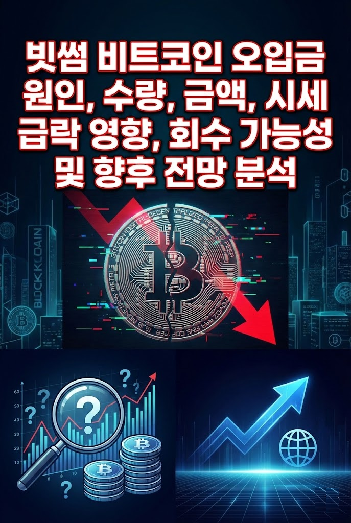빗썸 비트코인 오입금 원인, 수량, 금액, 시세 급락 영향, 회수 가능성 및 향후 전망 분석
