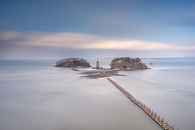 Island travel in South Korea