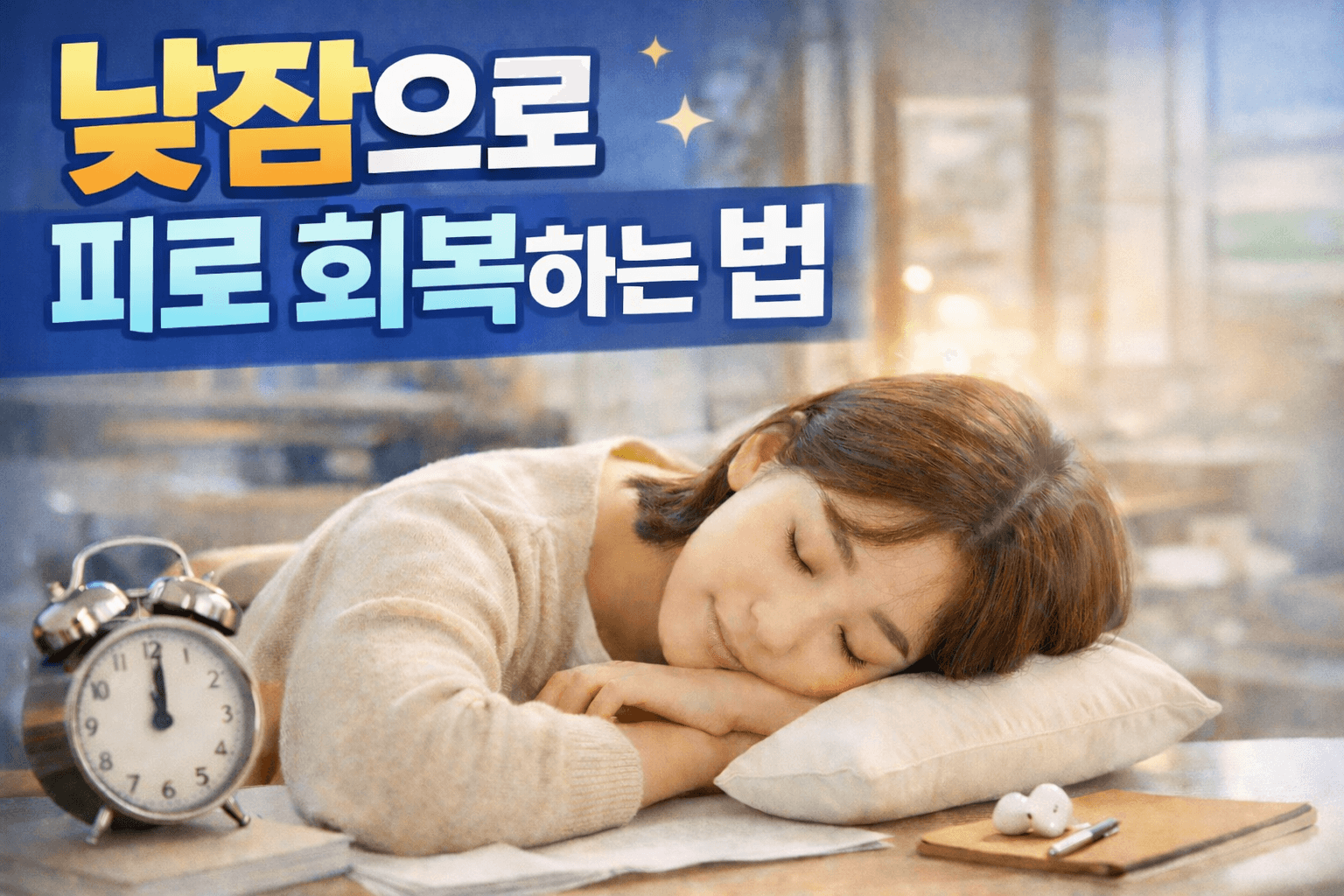 낮잠으로 피로 회복하는 법 &mdash; 20분의 기적! 과학적으로 증명된 낮잠 효과