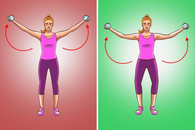 헬스장 초보 실수 레터럴레이즈 동작 어깨운동