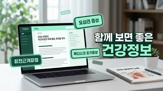 어깨통증 원인 관련 건강정보 함께 읽기