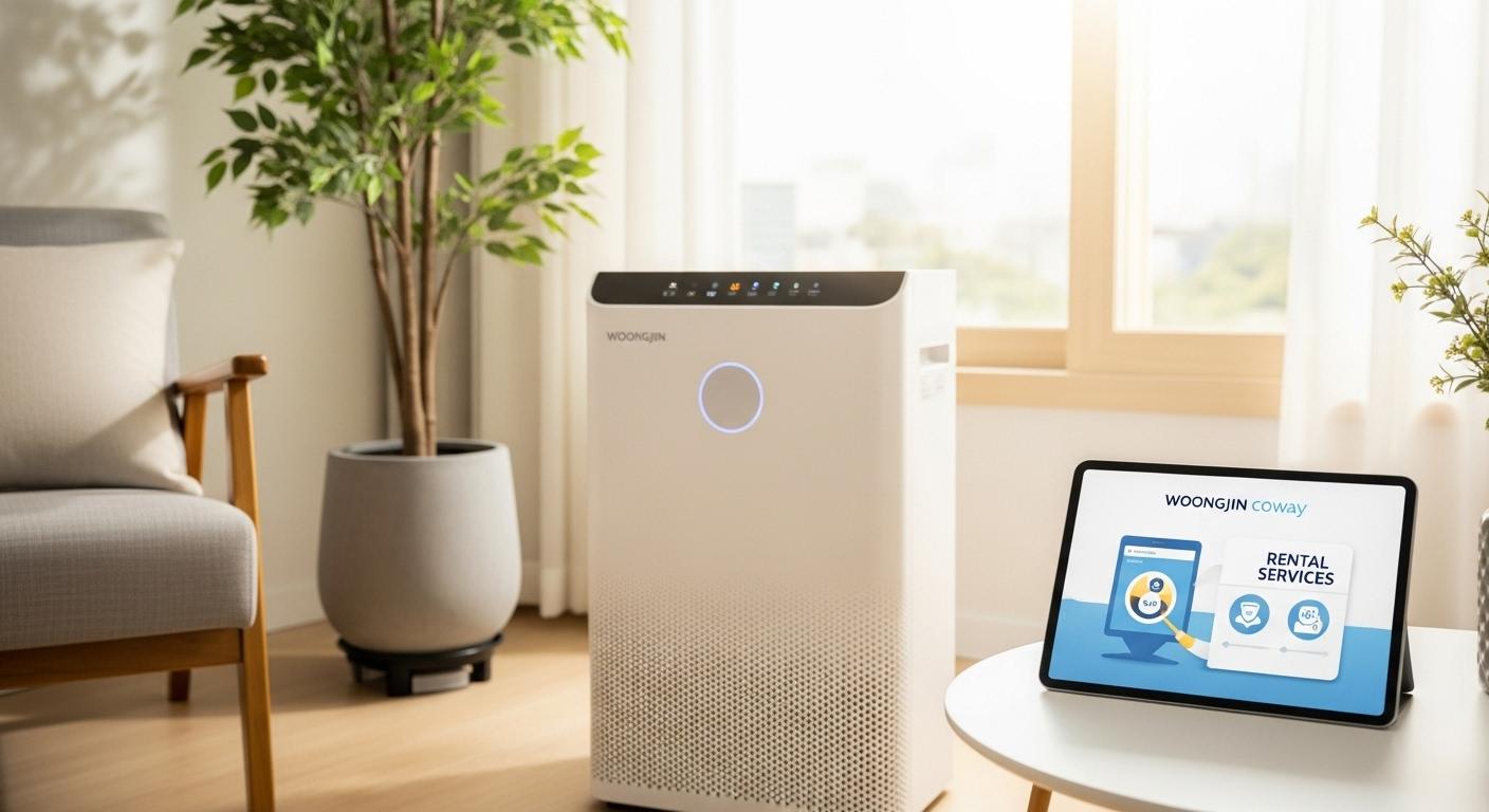 웅진 코웨이 제습기공기청정기 렌탈