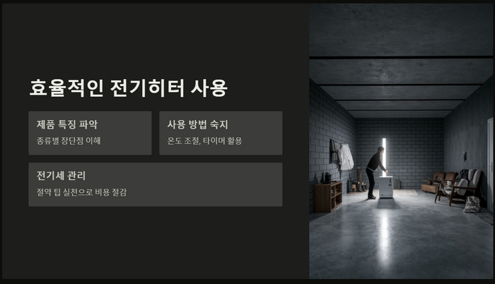 전기히터-사용